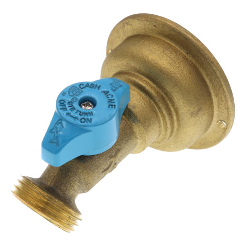 3/4" Push-Fit x 3/4" MHT No-Kink 45-Degree Hose Bibb â?Quarter-Turn (Lead Free)