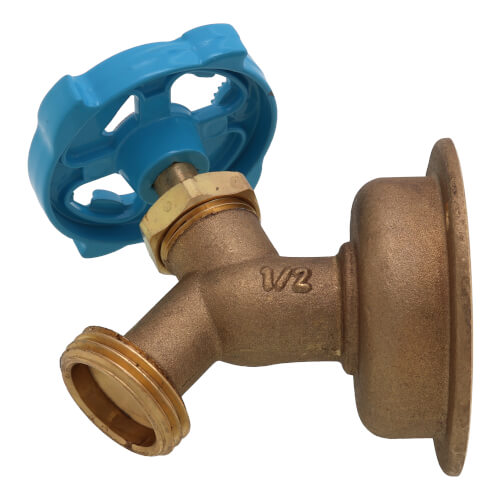 1/2" Push-Fit x 3/4" MHT No-Kink 45-Degree Hose Bibb â?Multi-Turn (Lead Free)