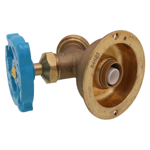 1/2" Push-Fit x 3/4" MHT No-Kink 45-Degree Hose Bibb â?Multi-Turn (Lead Free)