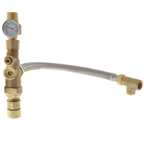 Tank Booster Pro w/ Braided Hose & Temperature Gauge