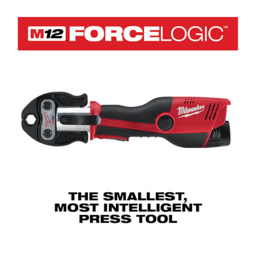 M12 Force Logic Package w/ M12 Force Logic Copper Press Tool Kit & 1/2" to 1-1/4" Jaws 4 M12 Force Logic Package w/ M12 Force Logic Copper Press Tool Kit & 1/2" to 1-1/4" Jaws