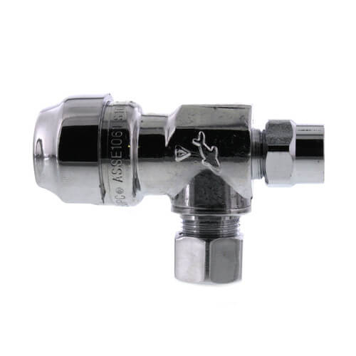 1/2" Sharkbite x 3/8" Compression Angle Loose Key Stop Valve (Lead Free) 2 1/2" Sharkbite x 3/8" Compression Angle Loose Key Stop Valve (Lead Free)