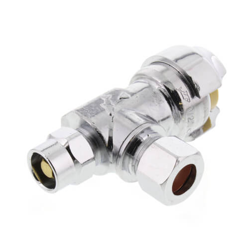 1/2" Sharkbite x 3/8" Compression Angle Loose Key Stop Valve (Lead Free) 3 1/2" Sharkbite x 3/8" Compression Angle Loose Key Stop Valve (Lead Free)