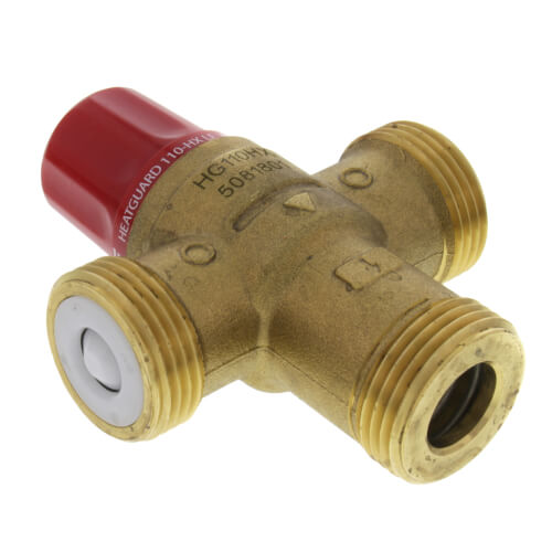HG110-HX , 3/4" Heatguard Thermostatic Mixing Valve w/ Sharkbite Connectors and Integral Checks (Lead Free)