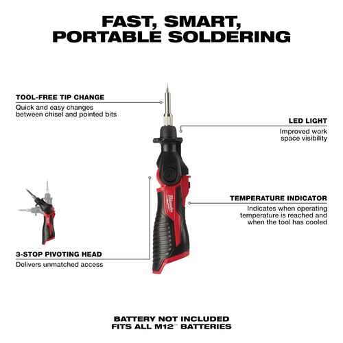 M12 Soldering Iron (Tool Only) 3 M12 Soldering Iron (Tool Only)