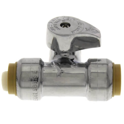 1/2" x 1/2" x 1/4" (3/8" OD) Sharkbite Tee Stop (Lead Free) 2 1/2" x 1/2" x 1/4" (3/8" OD) Sharkbite Tee Stop (Lead Free)