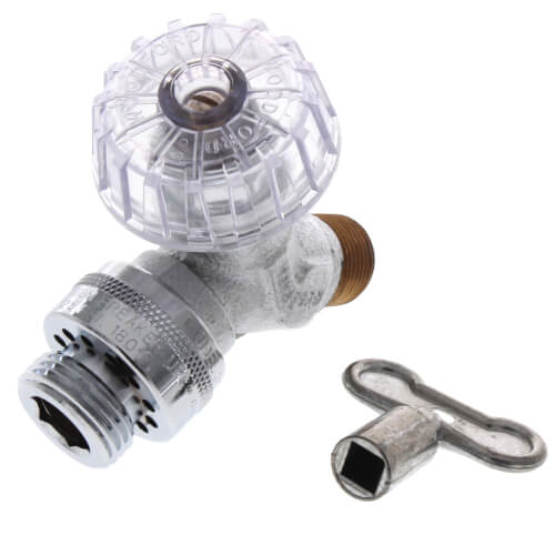 Model 24 1/2" Sweat Inlet x MPT Inlet Anti-Siphon Mild Climate Wall Faucet w/ Polycarbonate Handle