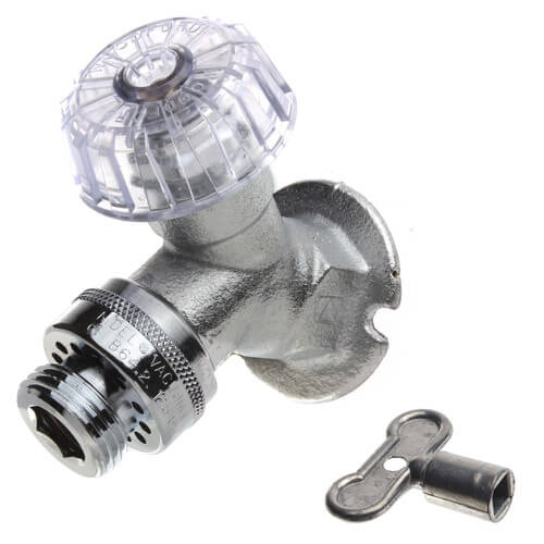 Model 24 1/2" FPT Inlet Anti-Siphon Mild Climate Wall Faucet w/ Polycarbonate Handle