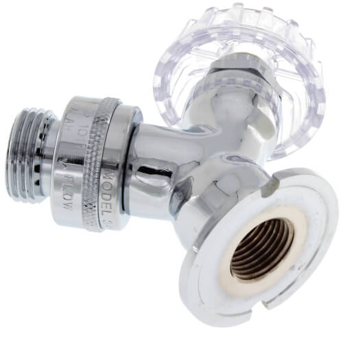 Model 24 1/2" FPT Inlet Anti-Siphon Mild Climate Wall Faucet w/ Polycarbonate Handle (Polished Chrome)