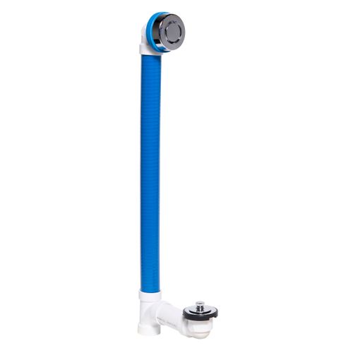 True Blue 24" FLEX PVC Bath Waste Full Kit w/ Uni-Lift Stopper (Chrome) 4 True Blue 24" FLEX PVC Bath Waste Full Kit w/ Uni-Lift Stopper (Chrome)