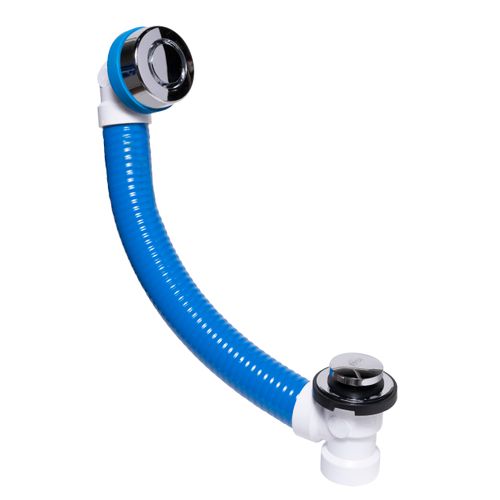 True Blue 24" FLEX PVC Bath Waste Full Kit w/ Uni-Lift Stopper (Chrome) 5 True Blue 24" FLEX PVC Bath Waste Full Kit w/ Uni-Lift Stopper (Chrome)
