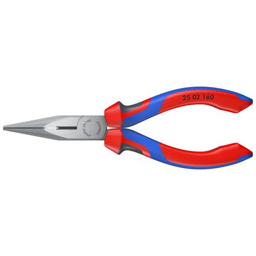 6-1/4" Snipe Nose Side Cutting Pliers w/ Comfort Grip