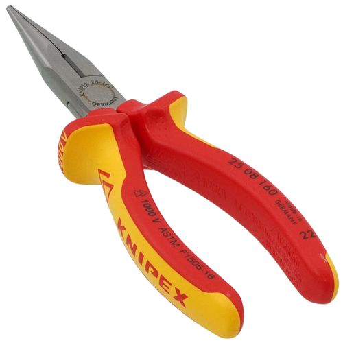 6-1/4" Insulated Long Nose Pliers w/ Cutter