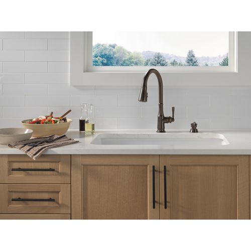 Capertee 1 Handle Pull-down Kitchen Faucet w/ Soap Dispenser & Shieldspray (Venetian Bronze), 19877Z-RBSD-DST 10 Capertee 1 Handle Pull-down Kitchen Faucet w/ Soap Dispenser & Shieldspray (Venetian Bronze), 19877Z-RBSD-DST