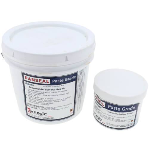 PANSEAL Paste Grade All Purpose, Trowelable Repair Compound (1 Gallon Kit)