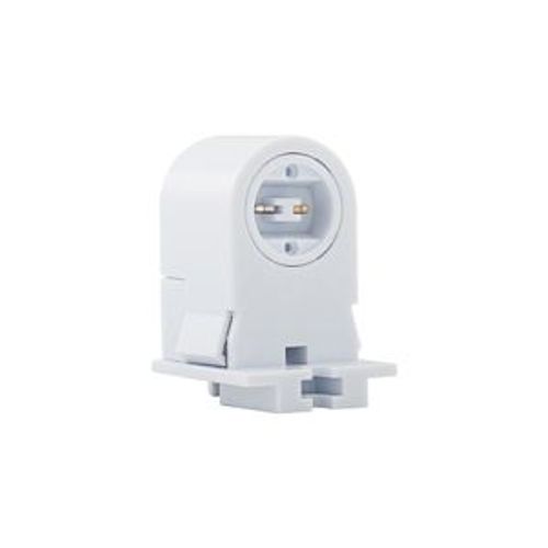 Lampholder, Non-Shunted, T8/T12, Stationary, Recessed, White, Fluorescent Lamp, Thermoset, 600V, 2500W-BOX