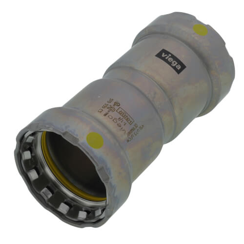 1-1/4" MegaPressG Coupling with Stop