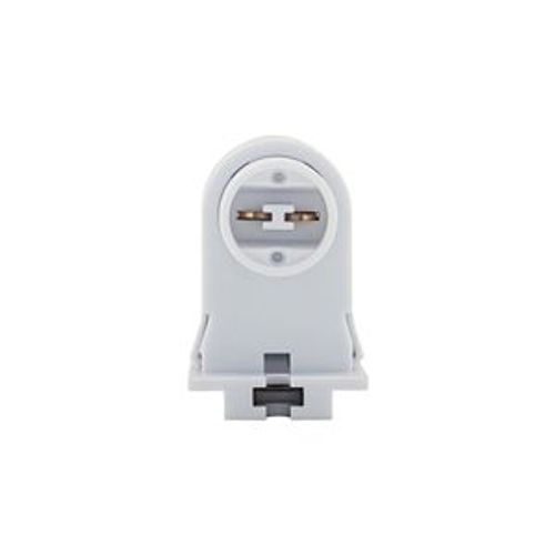 Lampholder, Non-Shunted, T8/T12, Plunger, White, Fluorescent Lamp, Thermoset, 600V, 660W, 2501W-BOX