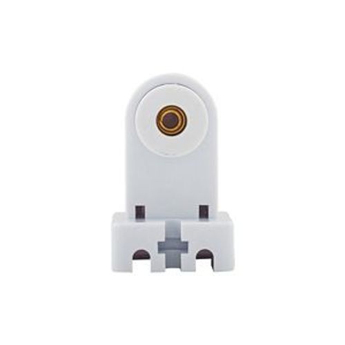Lampholder, Non-Shunted, T8/T12, Plunger, White, Fluorescent, Thermoset, 600V, 660W, 2504W-BOX