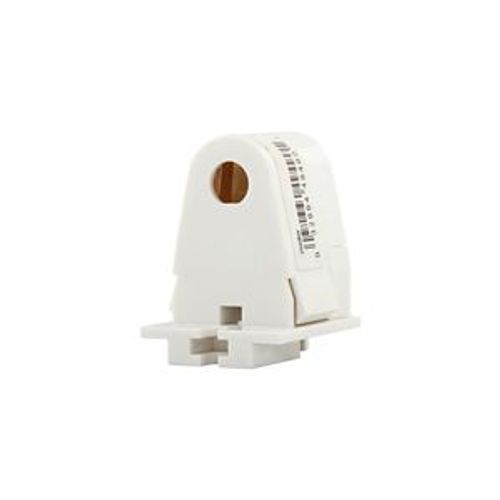 Lampholder, Non-Shunted, T8/T12, Stationary, White, Fluorescent, Thermoset, 600V, 660W, 2506W-BOX