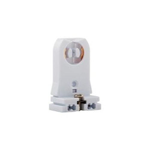 Lampholder, Non-Shunted, T8/T12, White, Fluorescent Lamp, Thermoset, 600V, 660W, Push Wiring, 2509W-BOX