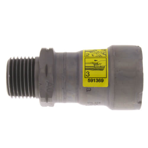 1/2" MegaPressG Male Adapter (Press x Male)