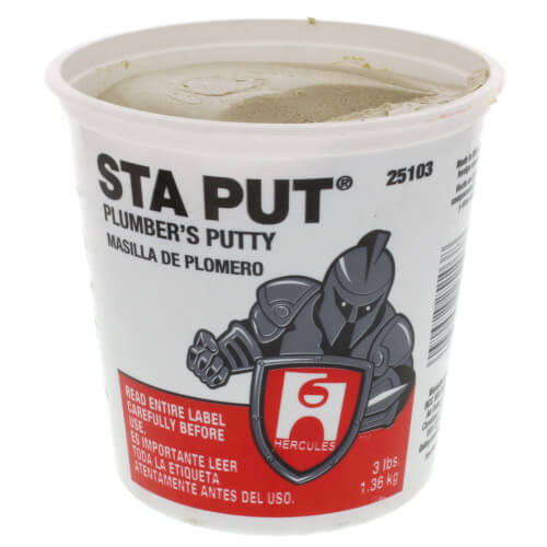 Sta Put Plumbers Putty (3 lb.)