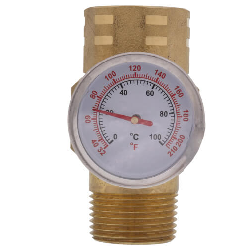 3/4" TankBooster Pro Temperature Gauge