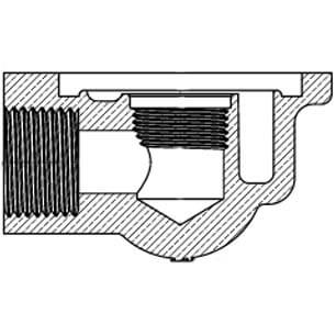 Valve Body, F x F x 3/8" NPT (LF), 2555-110-199