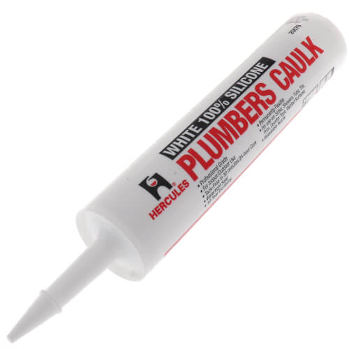 10.1 oz. Cartridge Silicone Plumbers Caulk - White