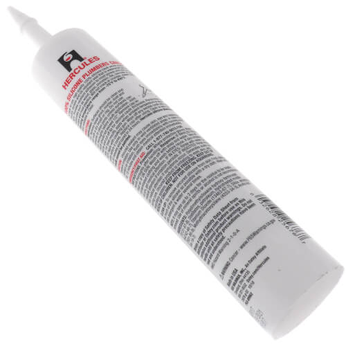 10.1 oz. Cartridge Silicone Plumbers Caulk - White
