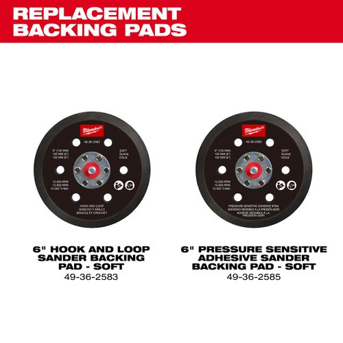 M12 FUEL 6" Random Orbital Sander Kit (3/32") 9 M12 FUEL 6" Random Orbital Sander Kit (3/32")