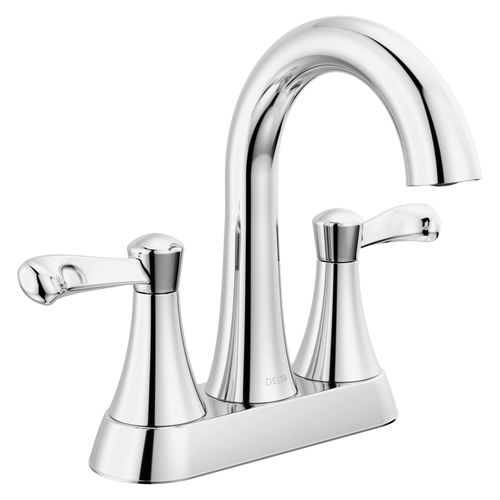 Esato 2 Handle Centerset Bathroom Faucet (Chrome), 25897LF