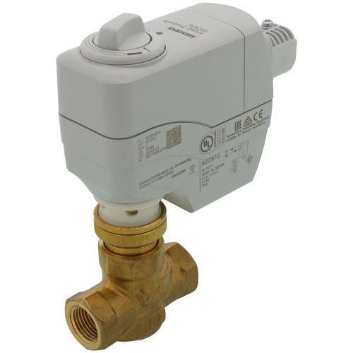 1/2" 2-Way F x F Normally Open Valve Actuator Assembly 1.6 Cv