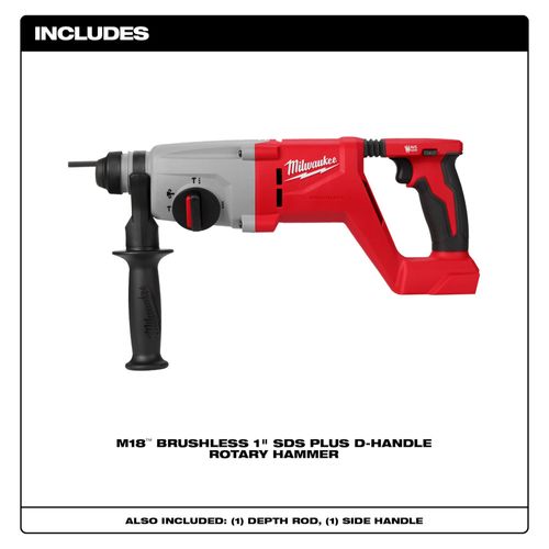 M18 Brushless 1" SDS Plus D-Handle Rotary Hammer 6 M18 Brushless 1" SDS Plus D-Handle Rotary Hammer