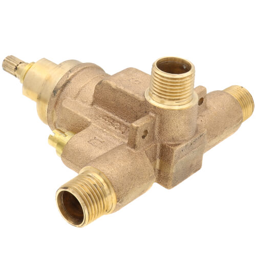 1/2" Universal Temptrol Pressure Balancing Shower Valve Body With Easy Service Stops 4 1/2" Universal Temptrol Pressure Balancing Shower Valve Body With Easy Service Stops