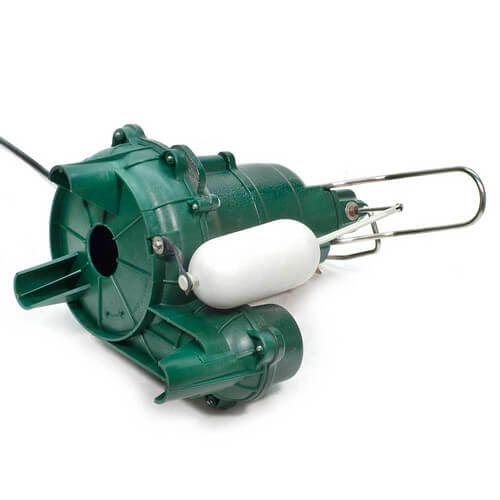 Model BN264 Waste-Mate Cast Iron Sewage Pump w/ Variable Level Float Switch - 115 V