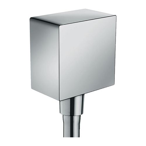 FixFit Wall Outlet Square with Check Valves (Chrome), 26455001