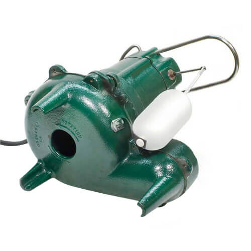 Model D267 Waste-Mate Automatic Cast Iron Sewage Pump - 230 V, 1/2 HP