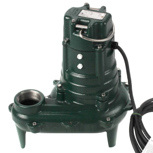 Model E267 Waste-Mate Non-Automatic Cast Iron Sewage Pump - 230 V, 1/2 HP