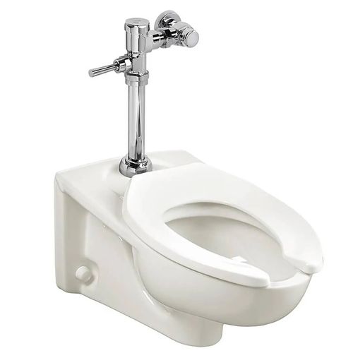Afwall Millennium Wall-Hung EverClean Toilet System w/ Manual Piston Flush Valve, 1.6 gpf/6.0 Lpf (White)