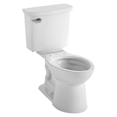 Afwall Millennium Wall-Hung EverClean Toilet System w/ Manual Piston Flush Valve, 1.1 gpf/4.2 Lpf (White)
