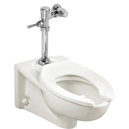 Afwall Millennium Wall-Hung Toilet System w/ Manual Piston Flush Valve, 1.6 gpf/6.0 Lpf (White)