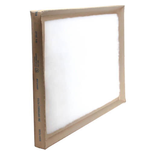 16" x 25" x 2" Polyester Throw Away Replacement Filter