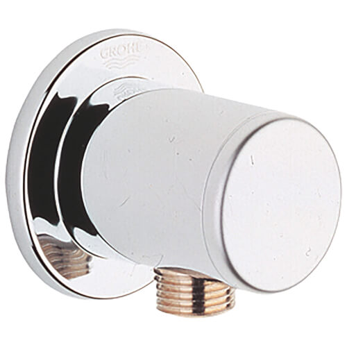 Relexa 1/2" Wall Union with Check Valve (StarLight Chrome)