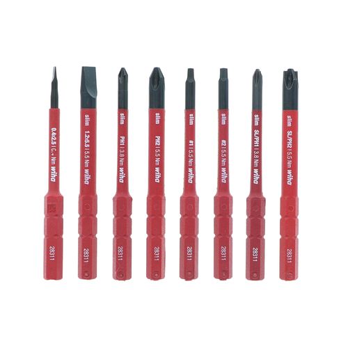 11-Piece Insulated TorqueVario-S (10-50 In/lbs) & SlimLine Blade Set