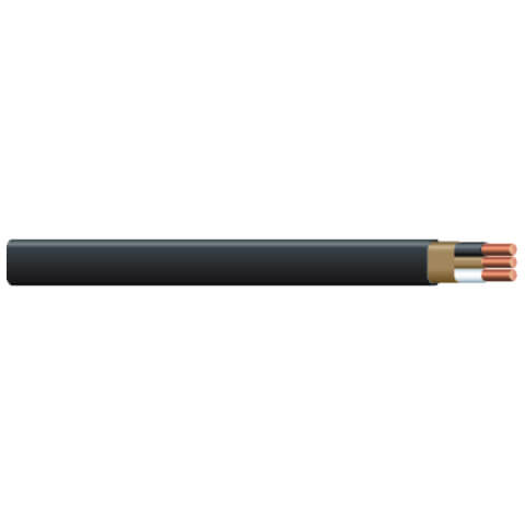 6-2 Black RomexÂ® SIMpull Type NM-B Cable, w/ Ground (25' Coil)
