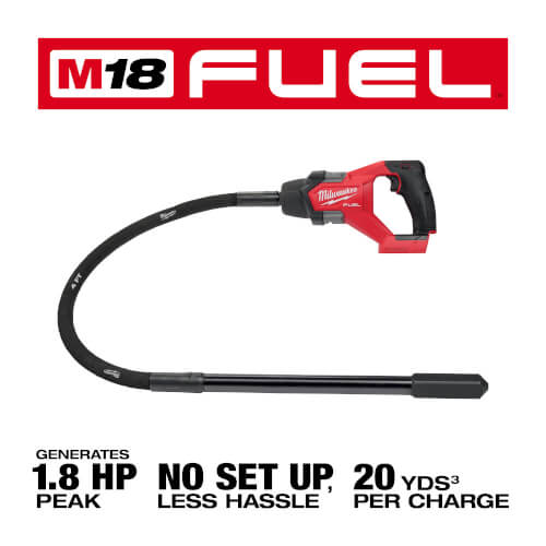 M18 FUEL 4' Concrete Pencil Vibrator 4 M18 FUEL 4' Concrete Pencil Vibrator