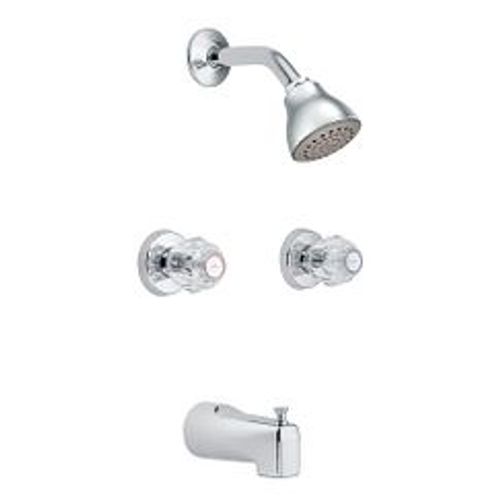 Chateau Chrome Standard Tub/shower Trim w/ 2 Knobs