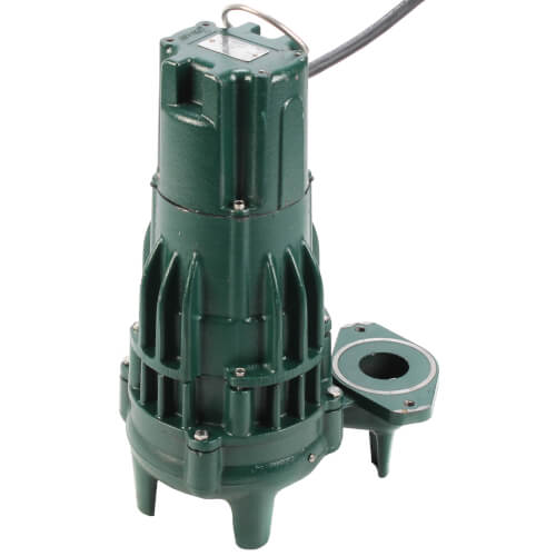Model N292 High Head Waste-Mate Non-Automatic Cast Iron Sewage Pump - 115 V, 1/2 HP (Single Seal)